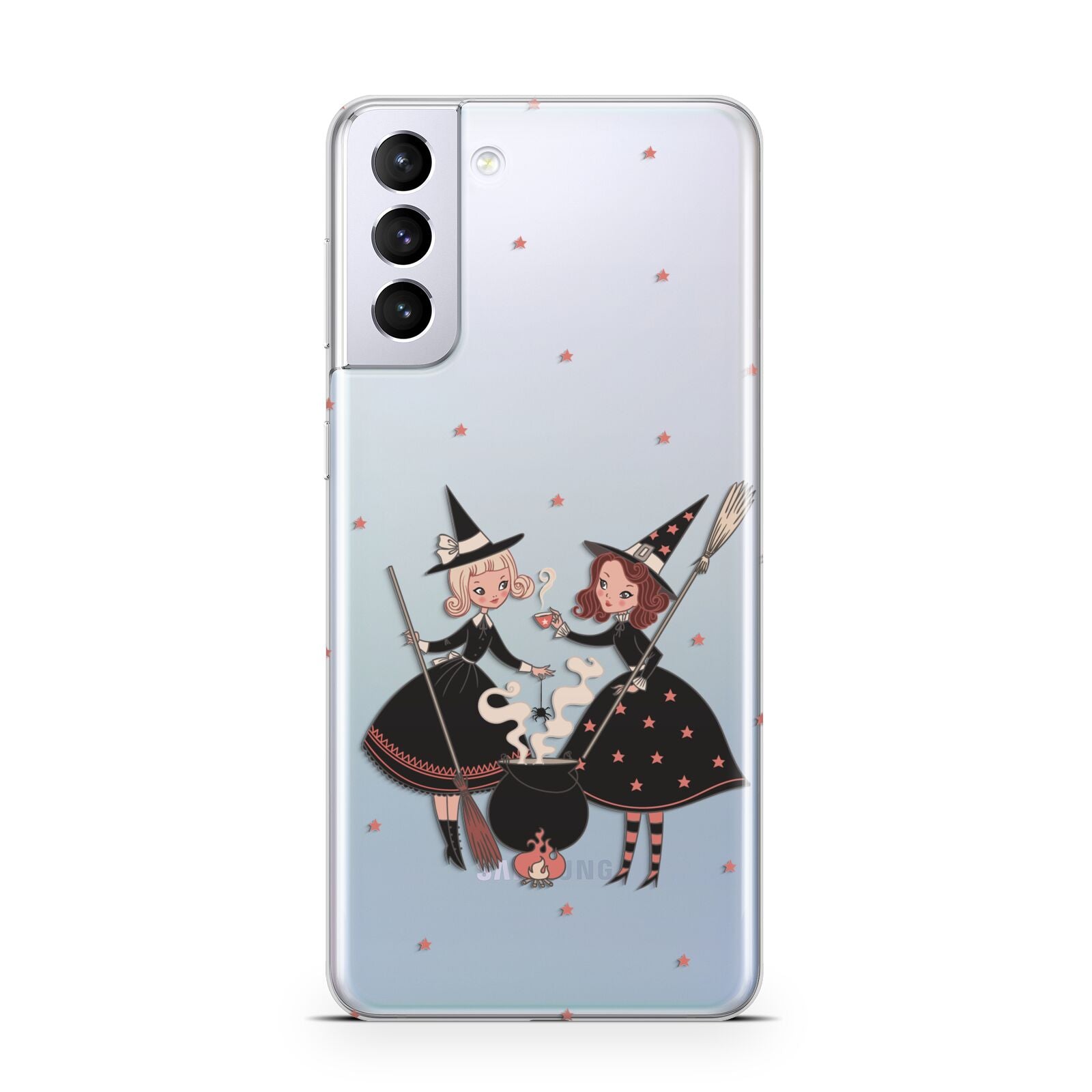 Cartoon Witch Girls Samsung S21 Plus Case