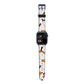 Cat Constellation Apple Watch Strap Size 38mm with Blue Hardware