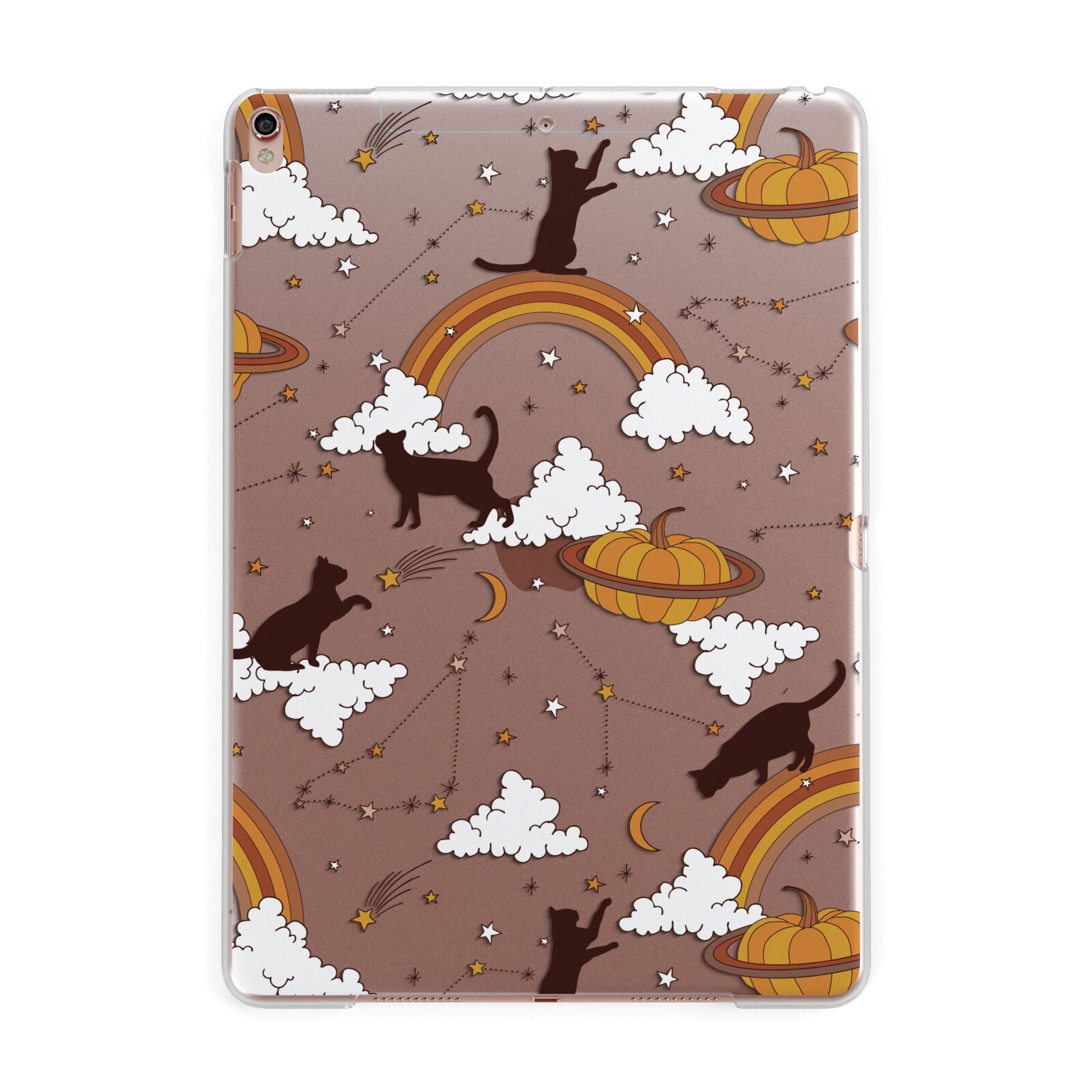 Cat Constellation Apple iPad Rose Gold Case