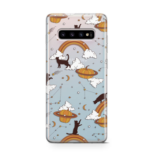 Cat Constellation Protective Samsung Galaxy Case