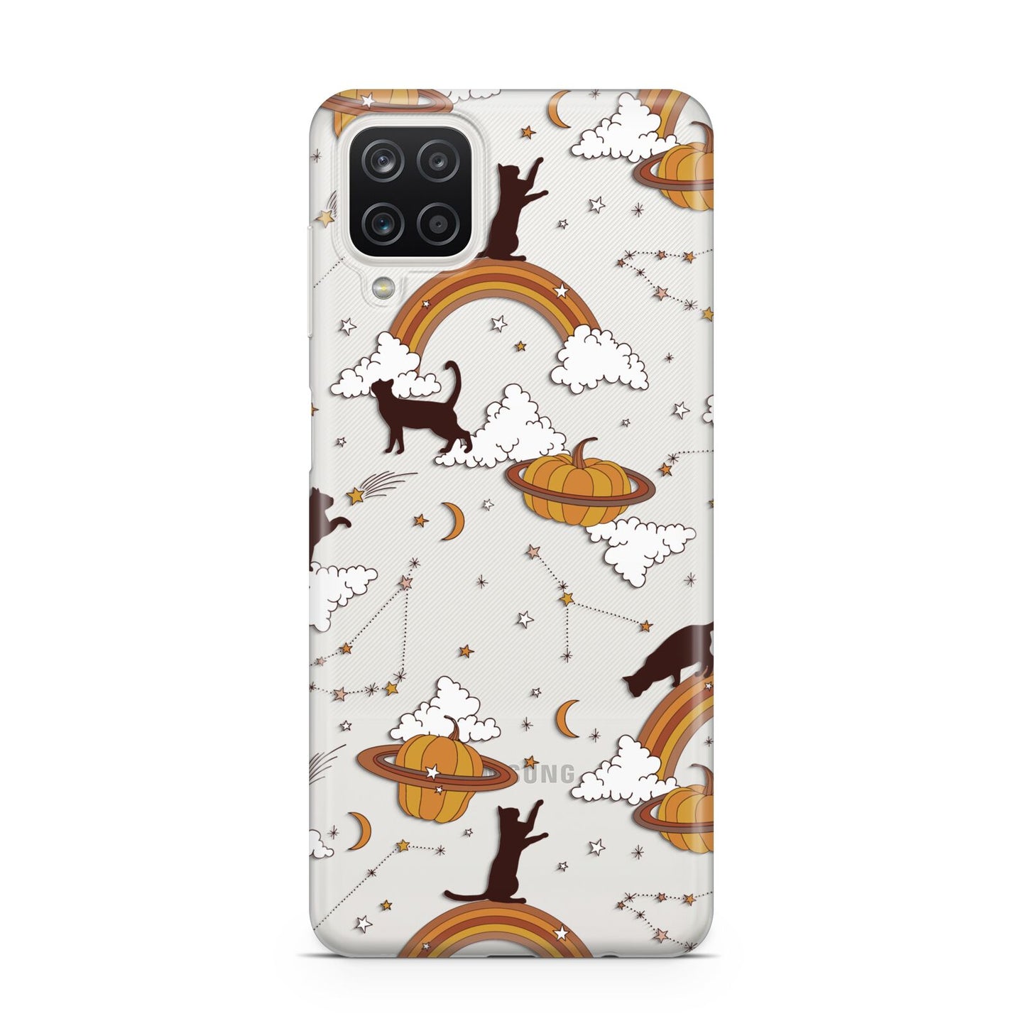 Cat Constellation Samsung A12 Case