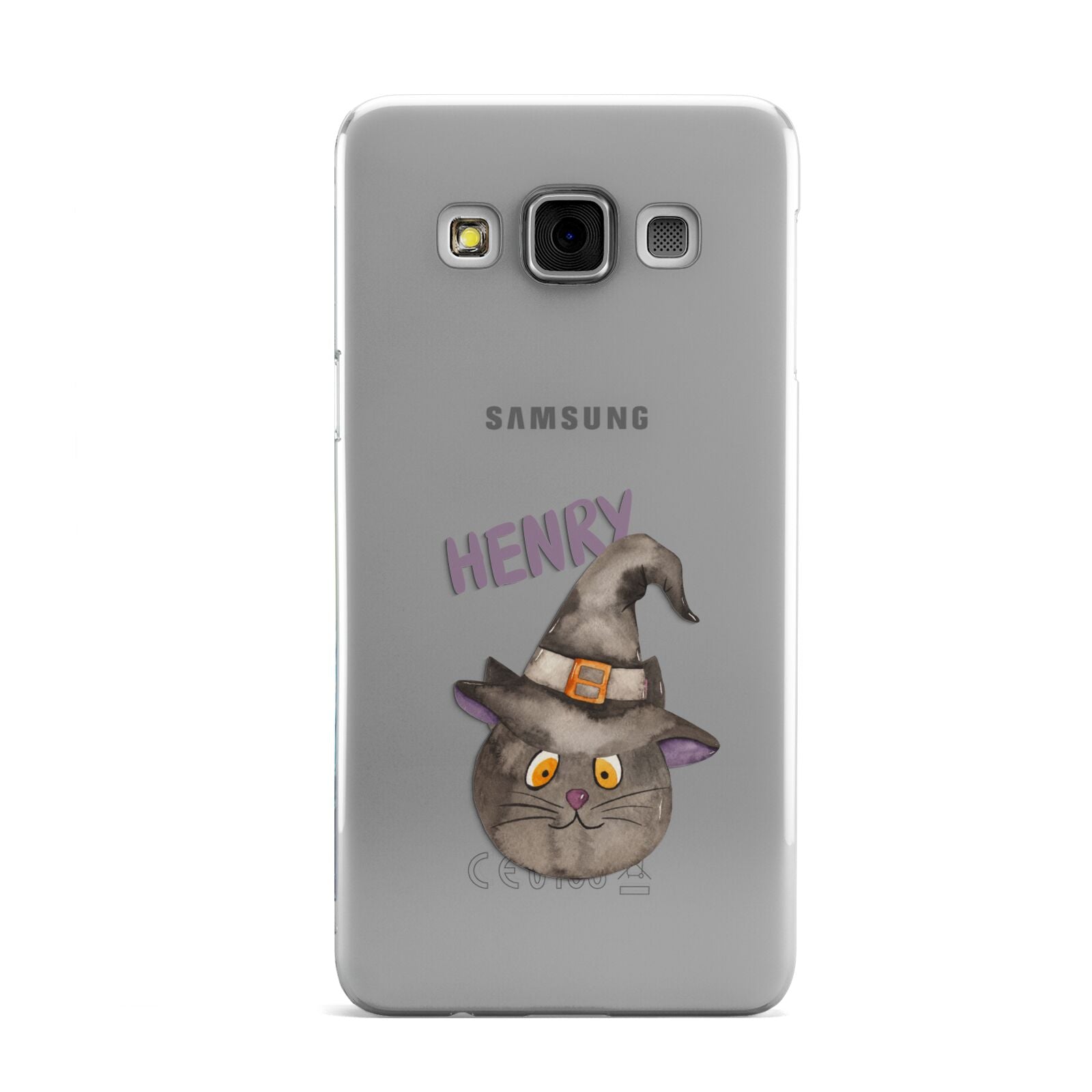 Cat in Witches Hat Custom Samsung Galaxy A3 Case