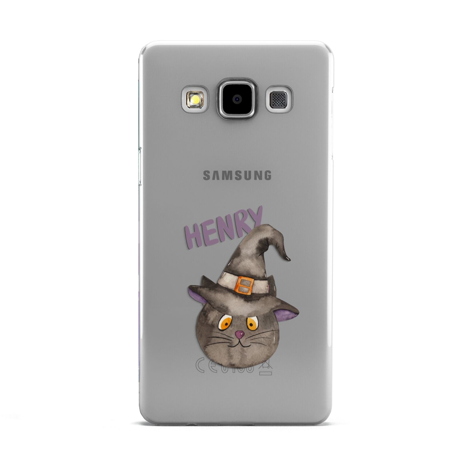 Cat in Witches Hat Custom Samsung Galaxy A5 Case