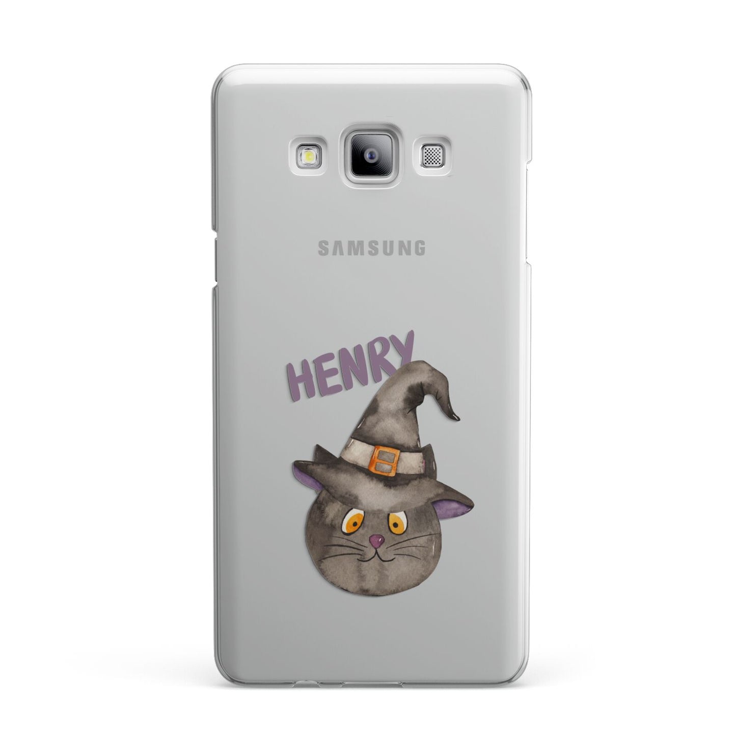 Cat in Witches Hat Custom Samsung Galaxy A7 2015 Case