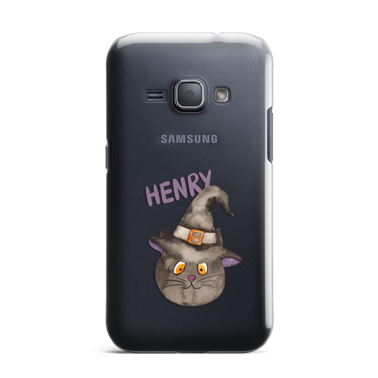 Cat in Witches Hat Custom Samsung Galaxy J1 2016 Case