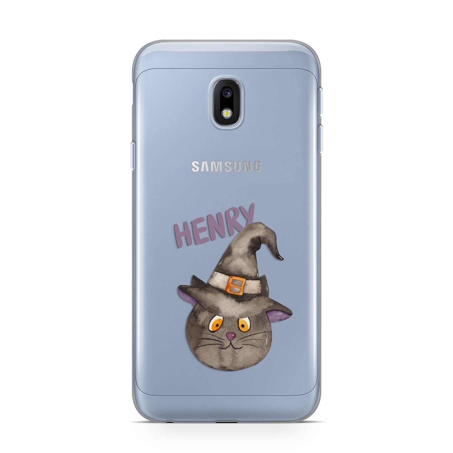 Cat in Witches Hat Custom Samsung Galaxy J3 2017 Case