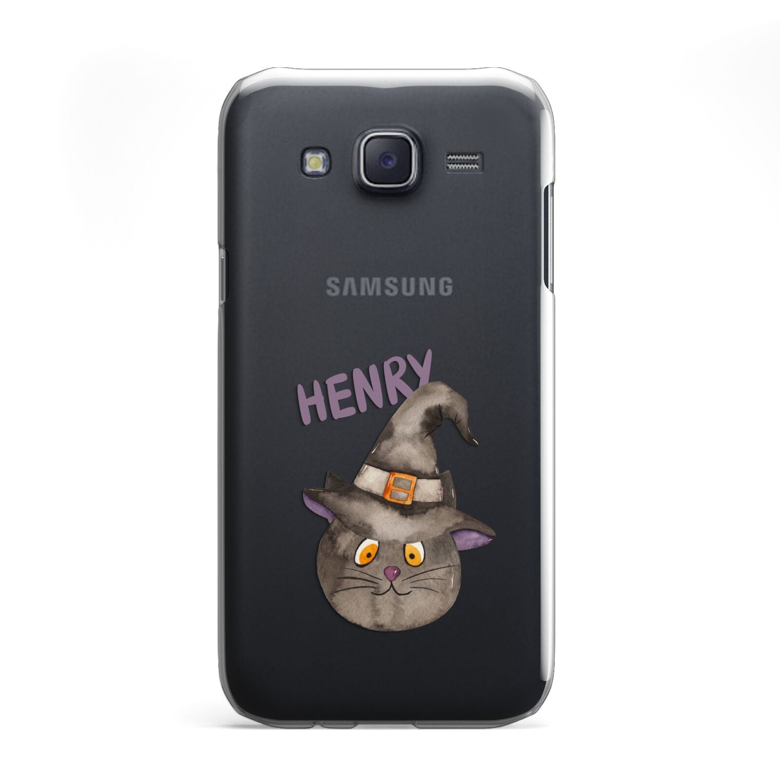 Cat in Witches Hat Custom Samsung Galaxy J5 Case