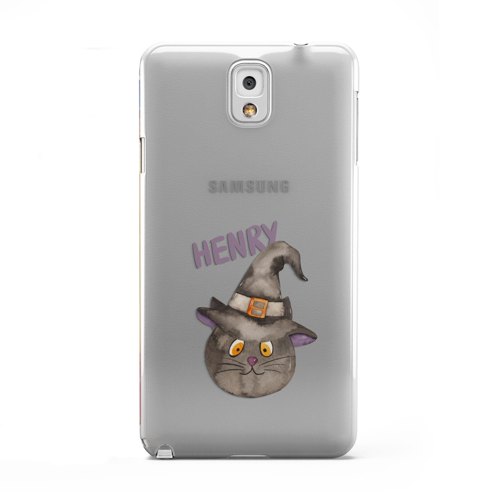 Cat in Witches Hat Custom Samsung Galaxy Note 3 Case