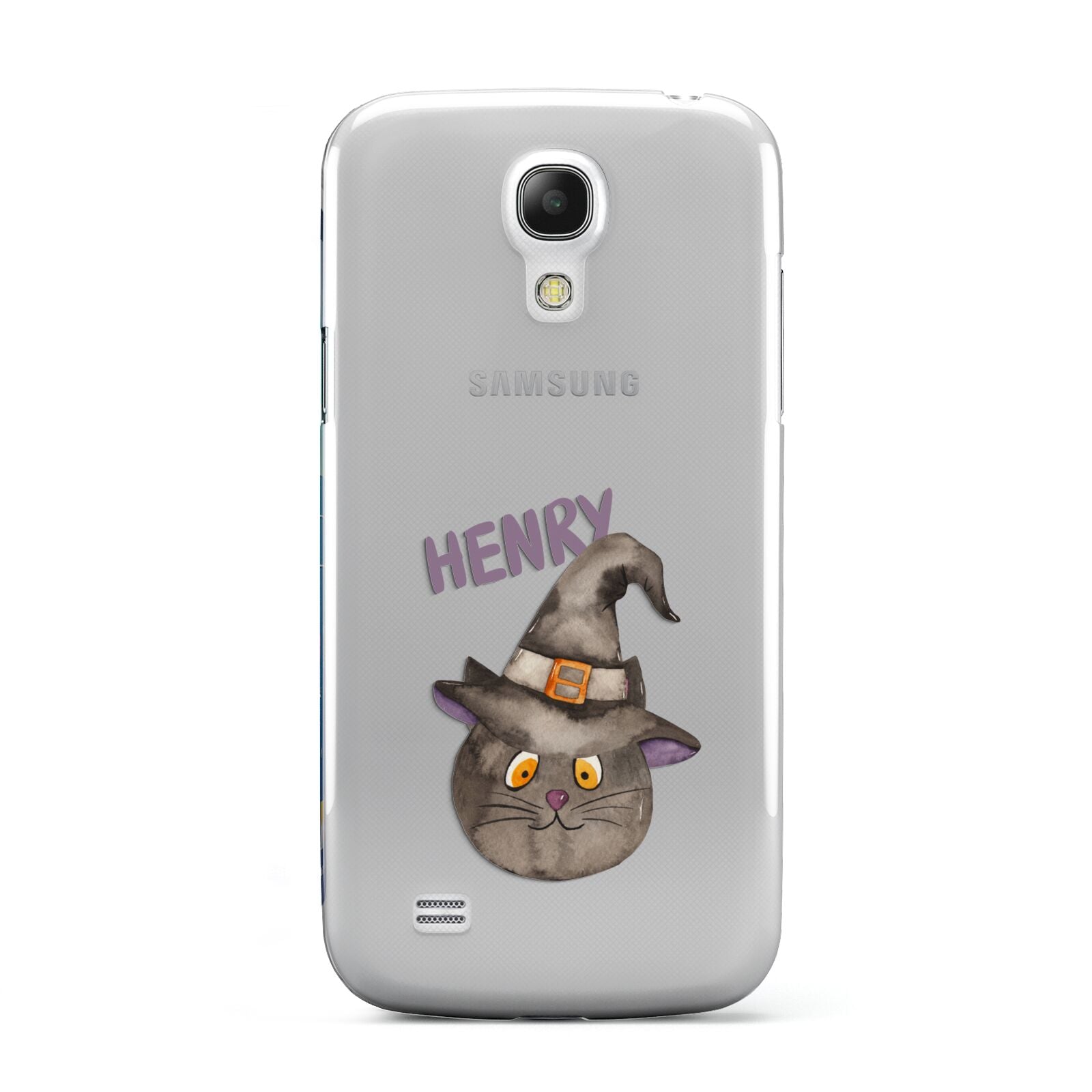 Cat in Witches Hat Custom Samsung Galaxy S4 Mini Case