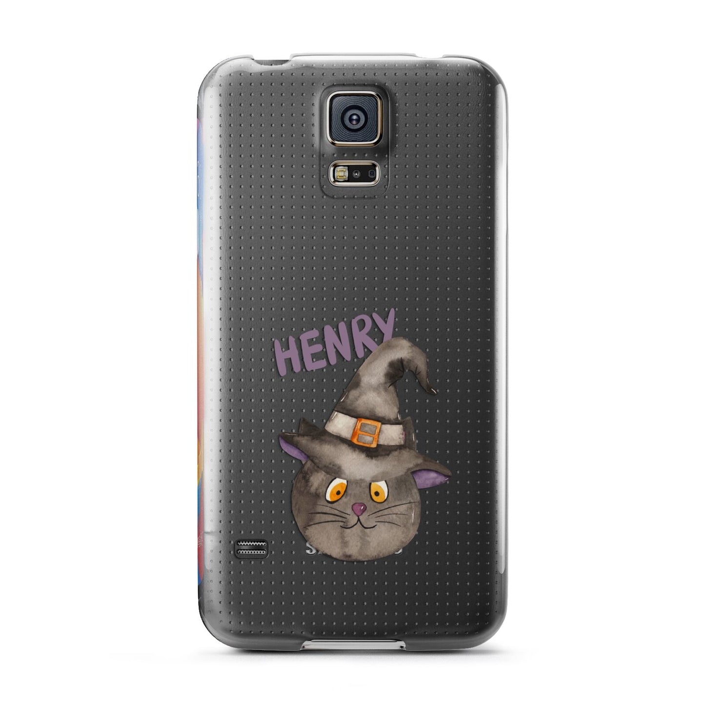 Cat in Witches Hat Custom Samsung Galaxy S5 Case