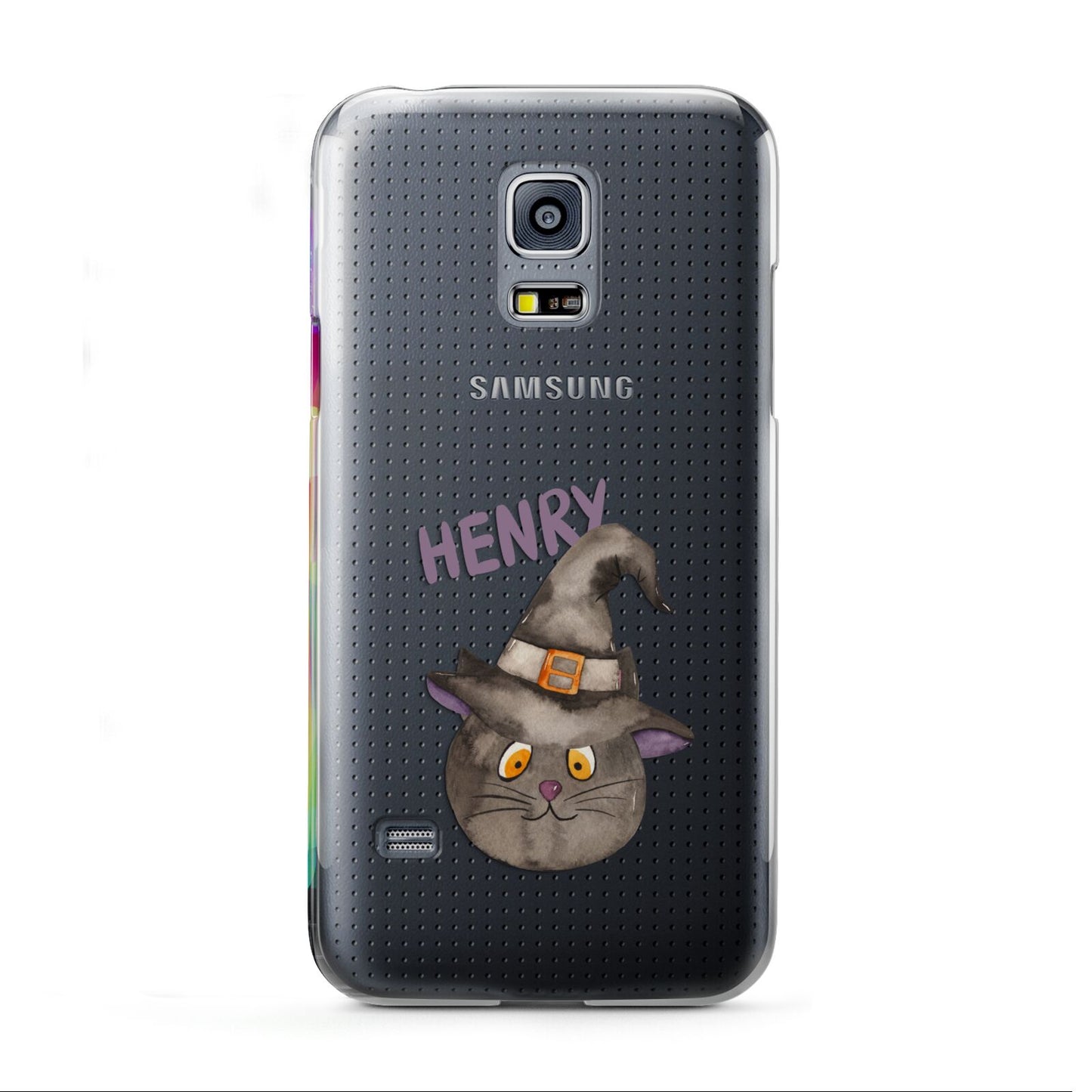 Cat in Witches Hat Custom Samsung Galaxy S5 Mini Case