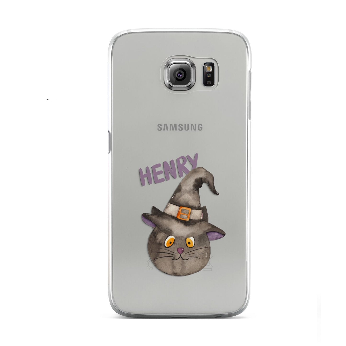 Cat in Witches Hat Custom Samsung Galaxy S6 Case