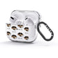 Catahoula Leopard Dog Icon with Name AirPods Glitter Case 3rd Gen Side Image
