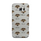 Catahoula Leopard Dog Icon with Name Samsung Galaxy S6 Edge Case