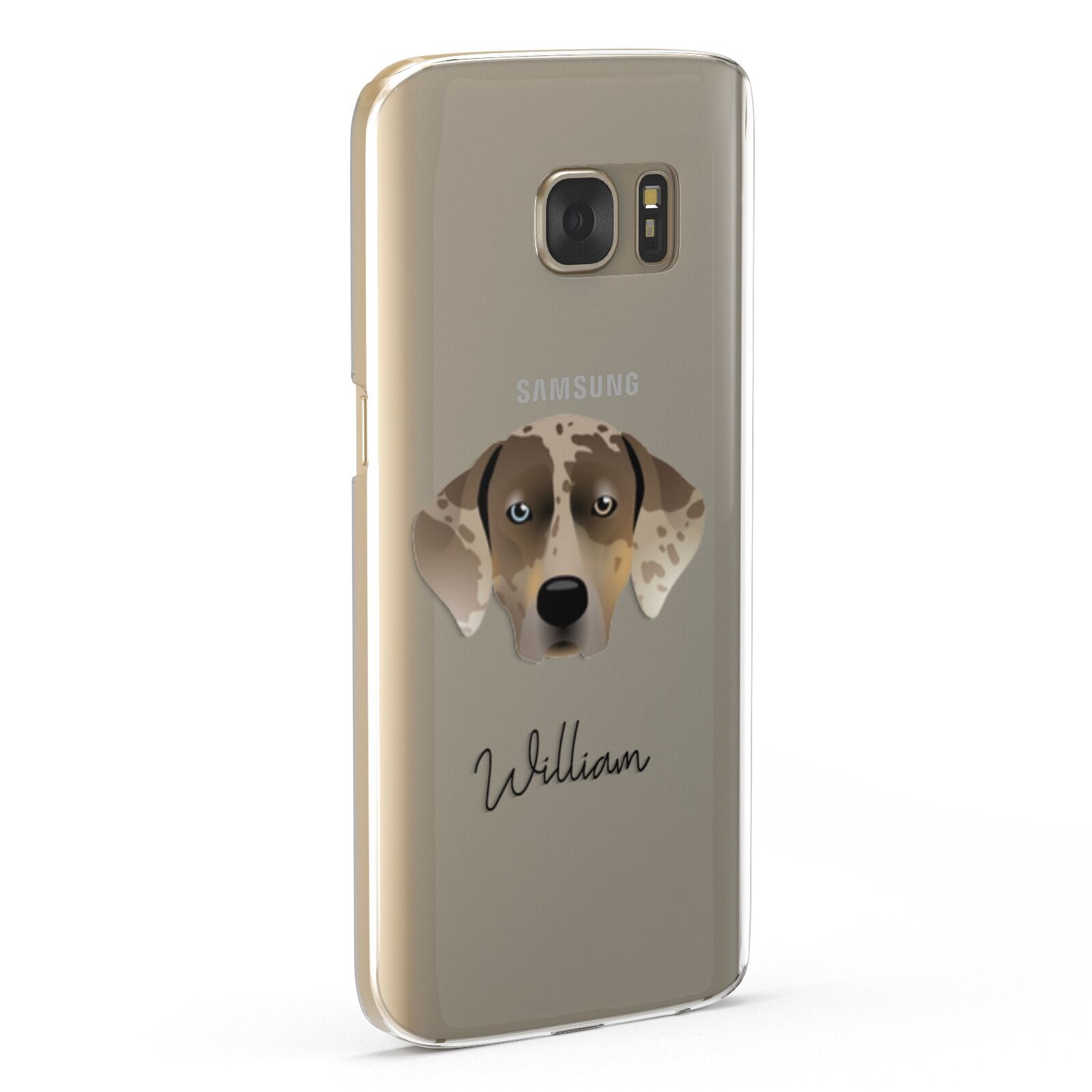 Catahoula Leopard Dog Personalised Samsung Galaxy Case Fourty Five Degrees