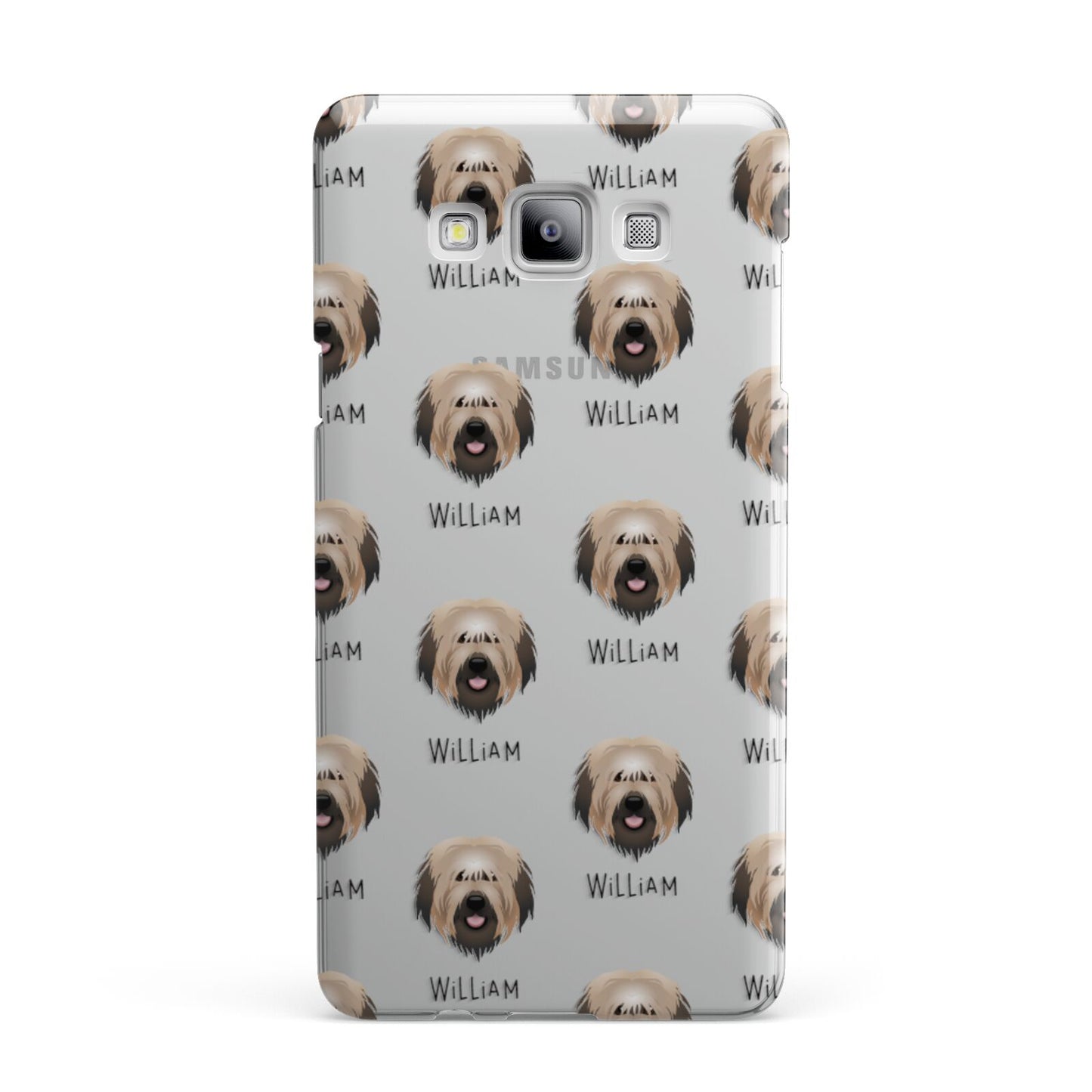 Catalan Sheepdog Icon with Name Samsung Galaxy A7 2015 Case