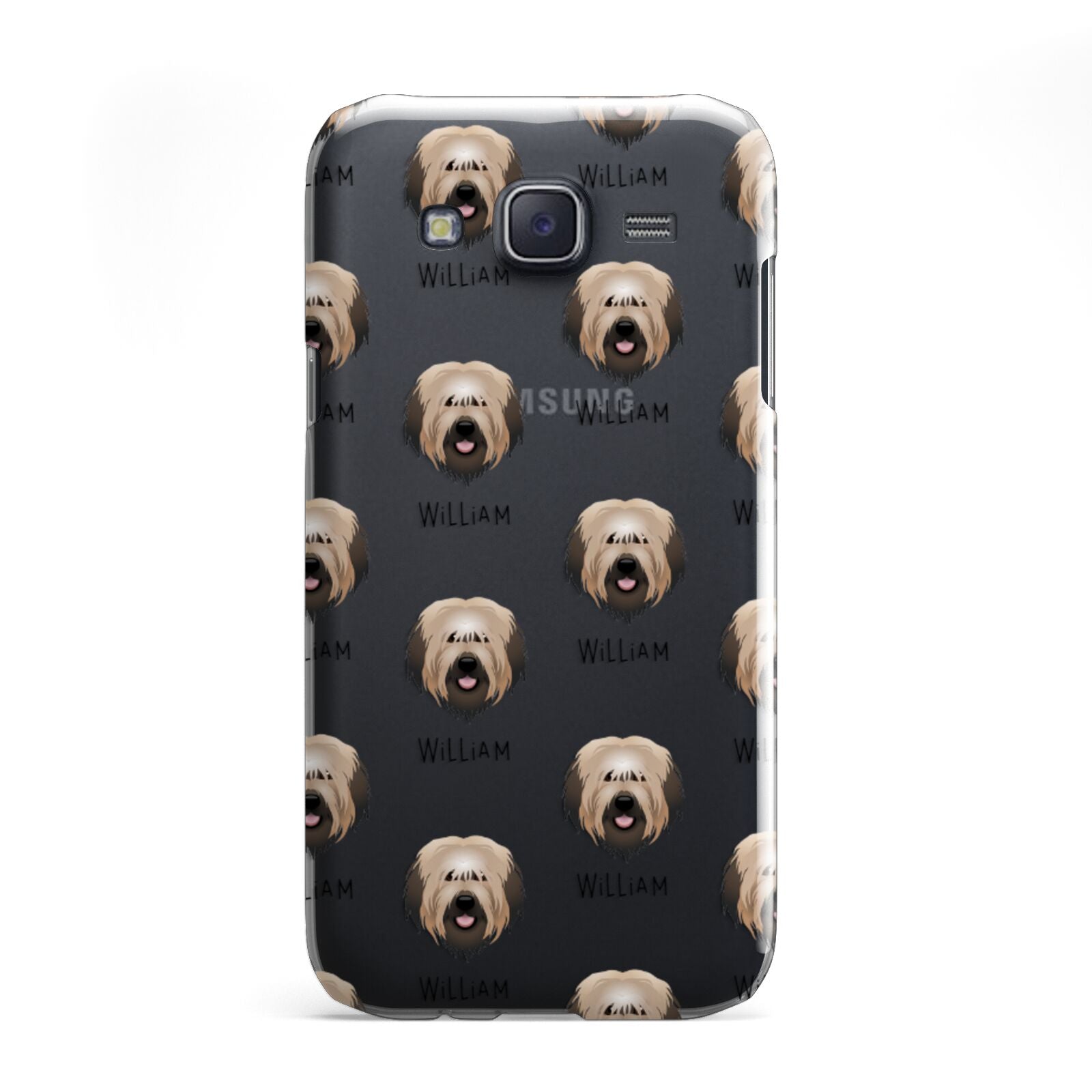 Catalan Sheepdog Icon with Name Samsung Galaxy J5 Case