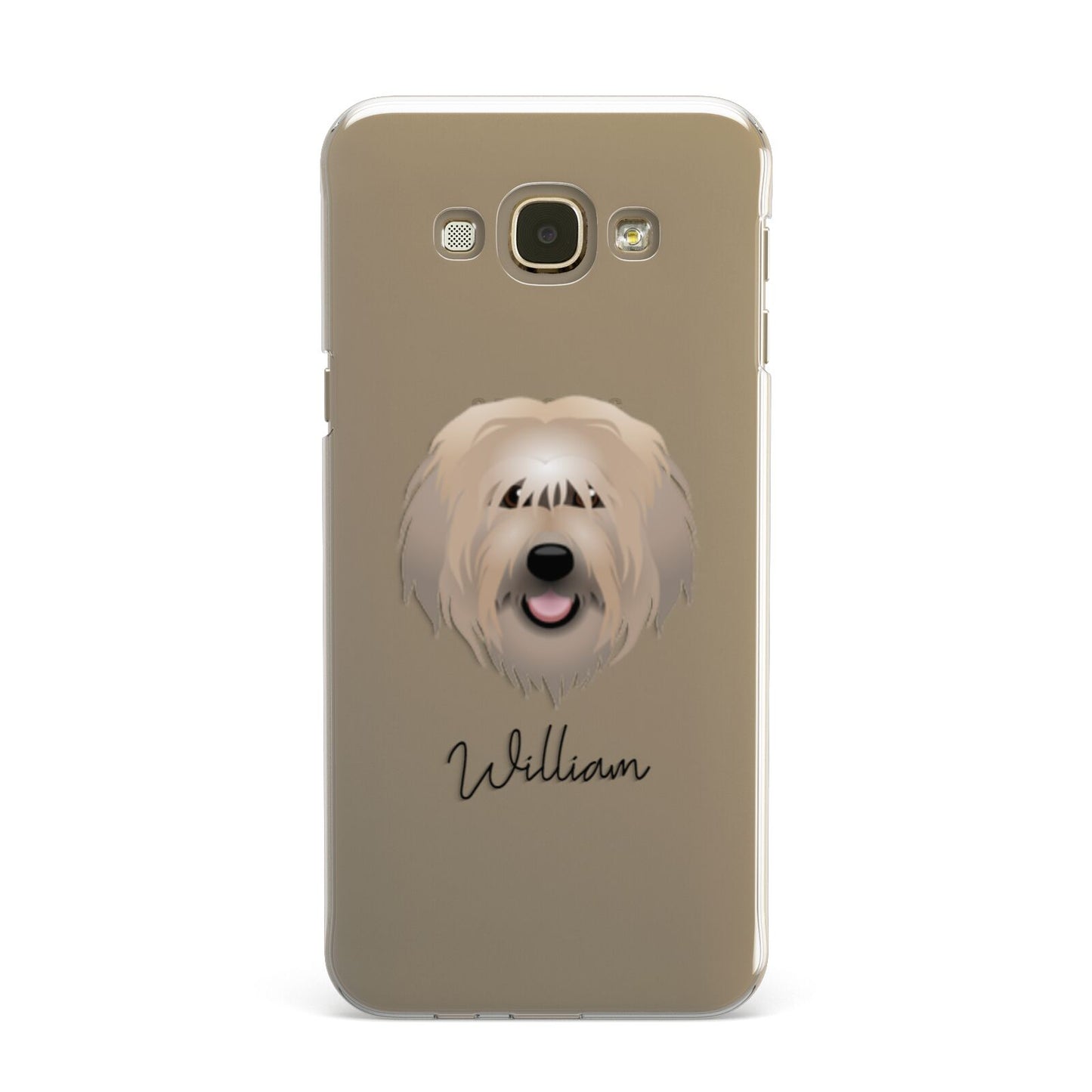 Catalan Sheepdog Personalised Samsung Galaxy A8 Case