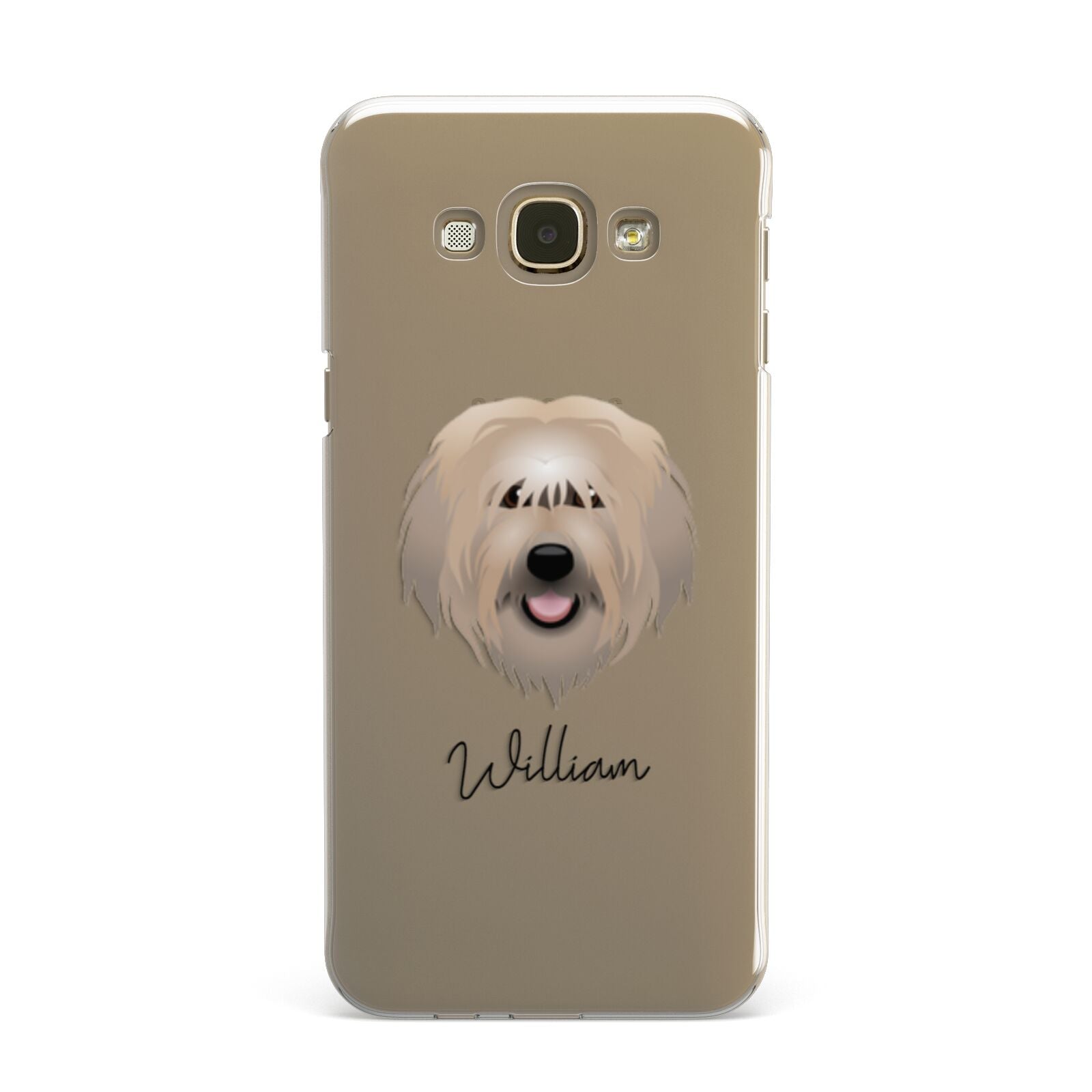 Catalan Sheepdog Personalised Samsung Galaxy A8 Case