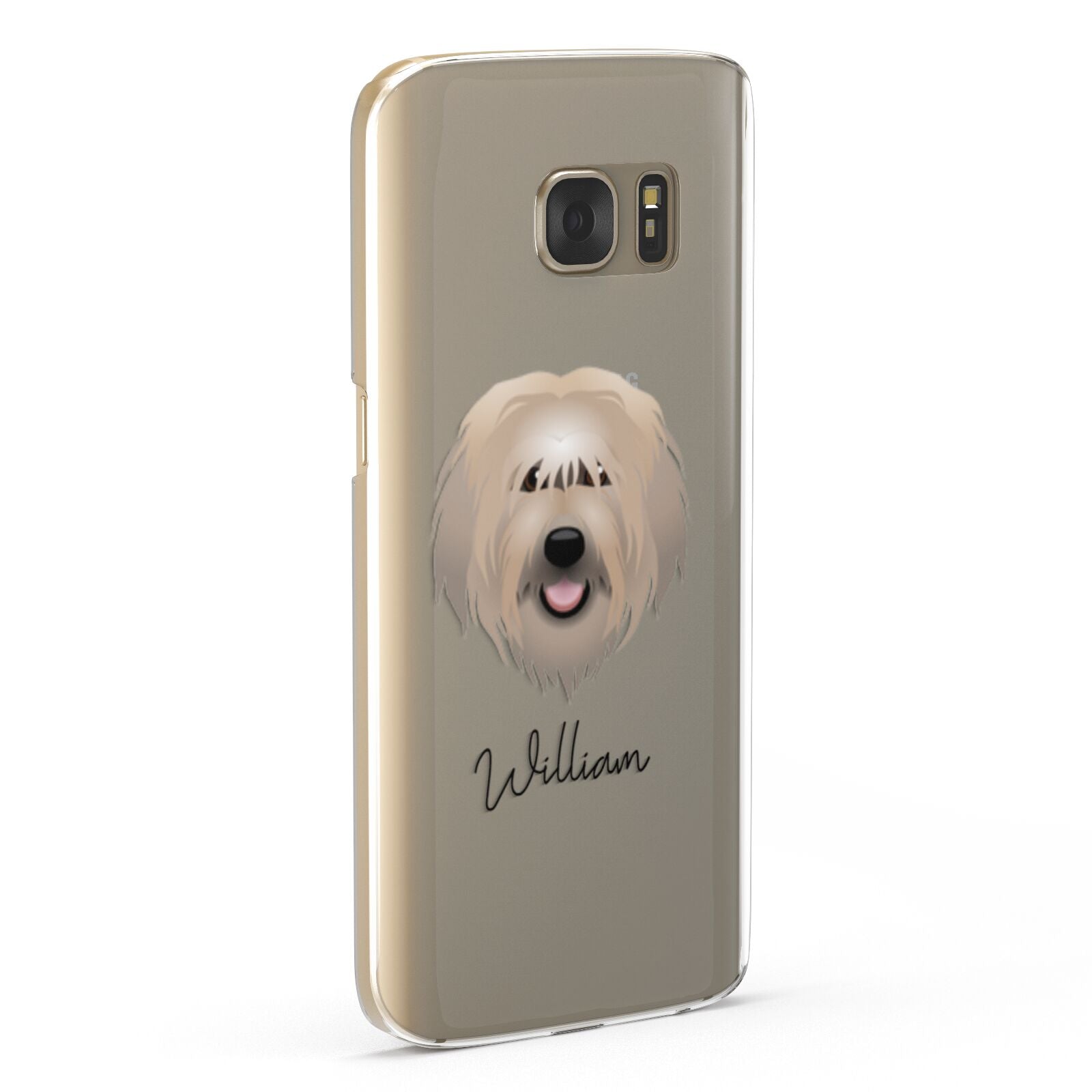 Catalan Sheepdog Personalised Samsung Galaxy Case Fourty Five Degrees