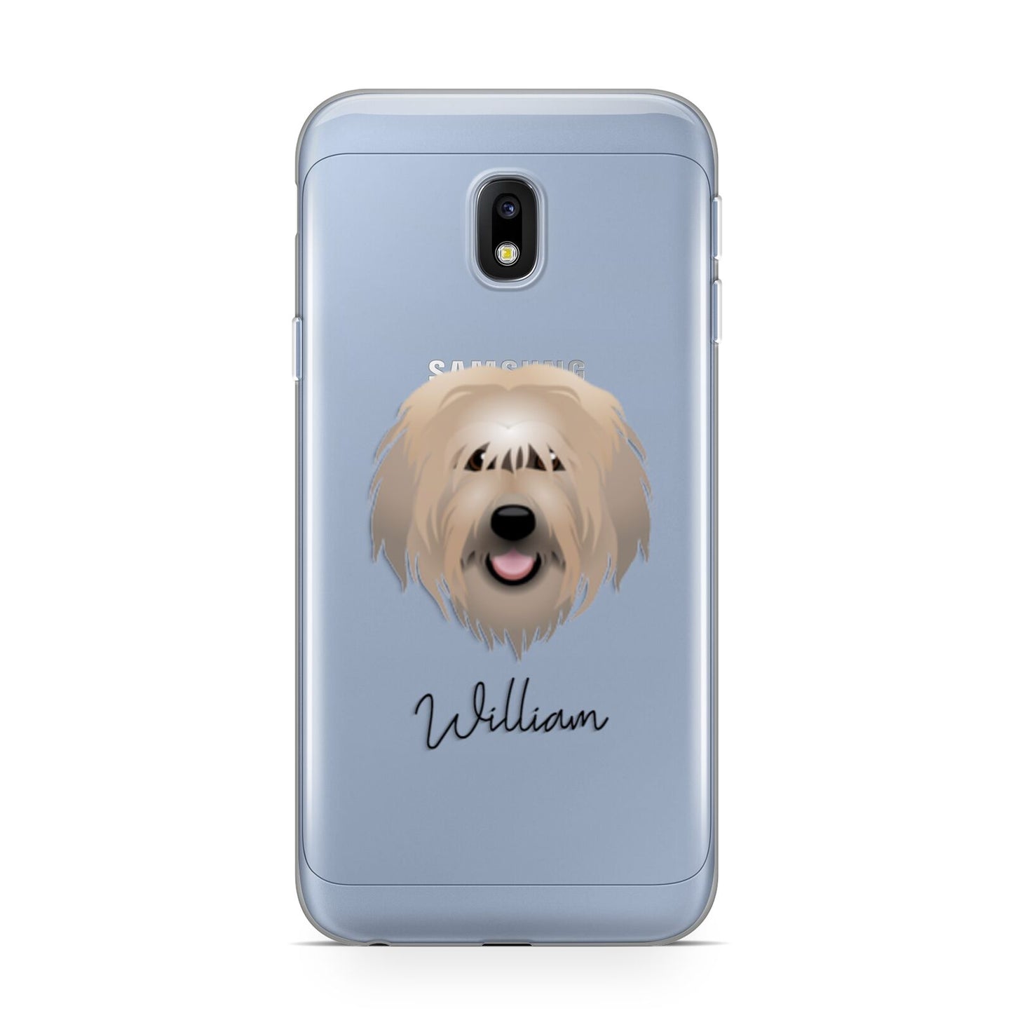 Catalan Sheepdog Personalised Samsung Galaxy J3 2017 Case