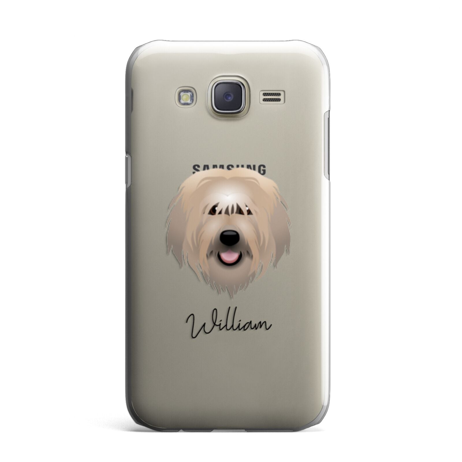 Catalan Sheepdog Personalised Samsung Galaxy J7 Case