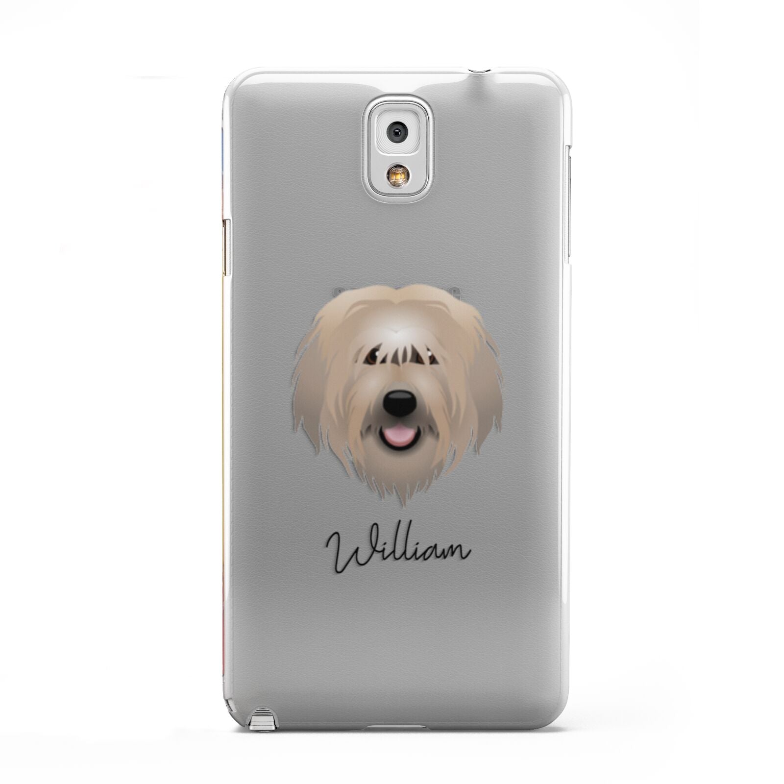 Catalan Sheepdog Personalised Samsung Galaxy Note 3 Case