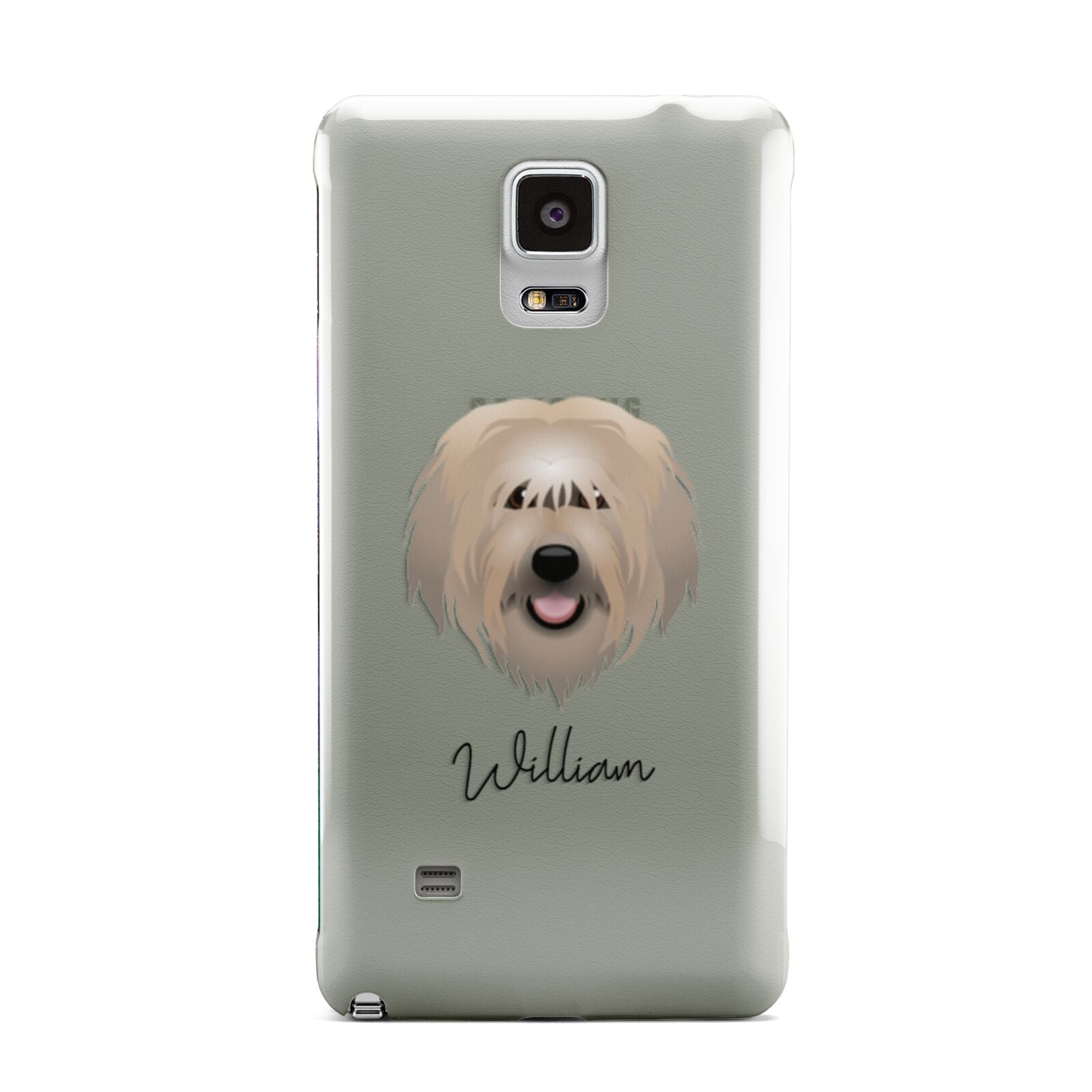 Catalan Sheepdog Personalised Samsung Galaxy Note 4 Case