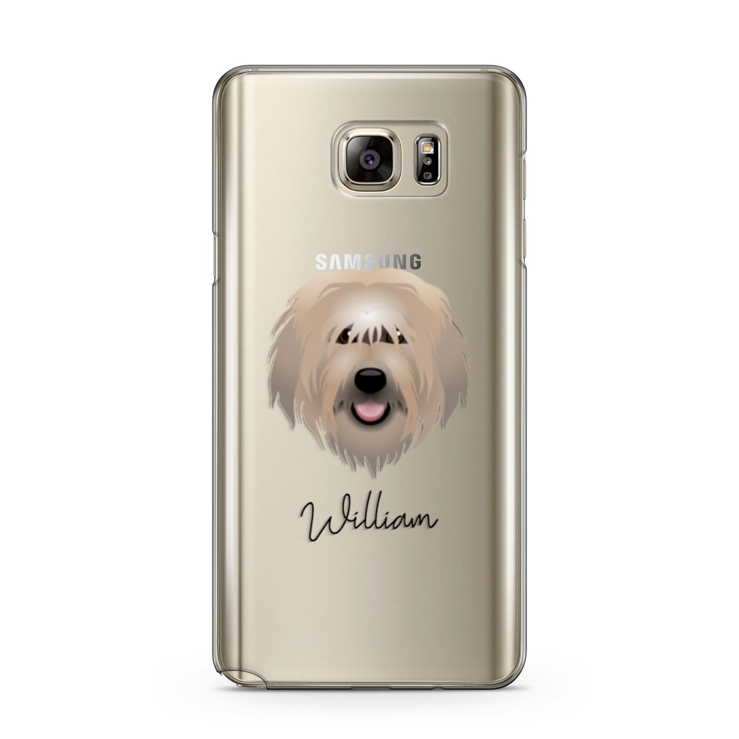 Catalan Sheepdog Personalised Samsung Galaxy Note 5 Case