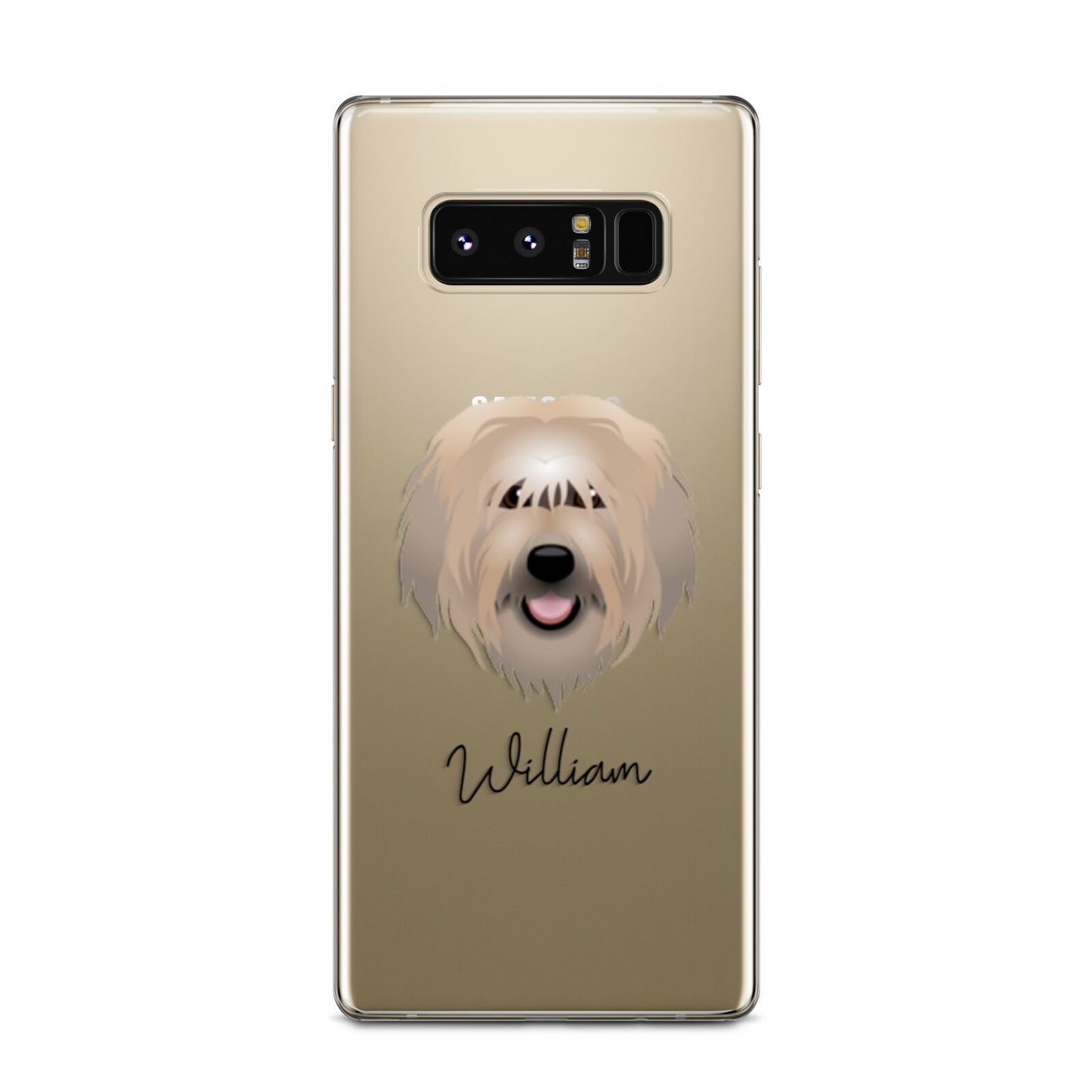 Catalan Sheepdog Personalised Samsung Galaxy Note 8 Case