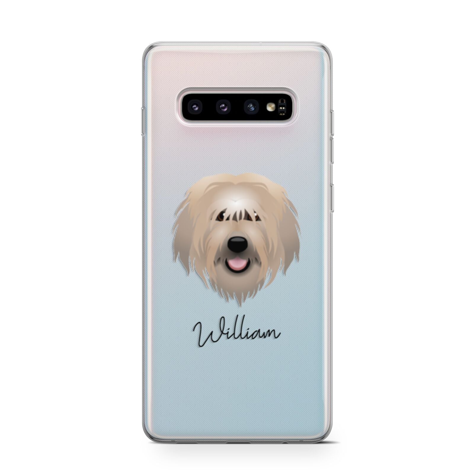 Catalan Sheepdog Personalised Samsung Galaxy S10 Case