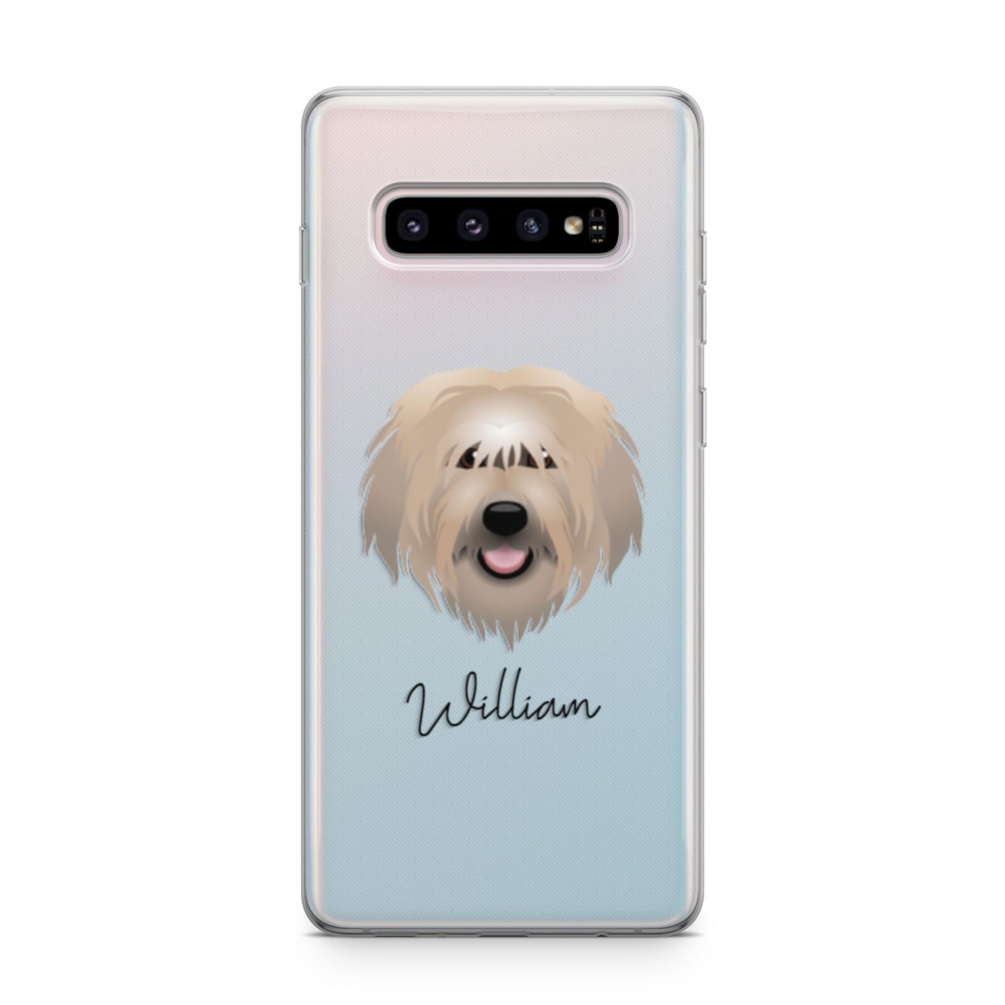 Catalan Sheepdog Personalised Samsung Galaxy S10 Plus Case