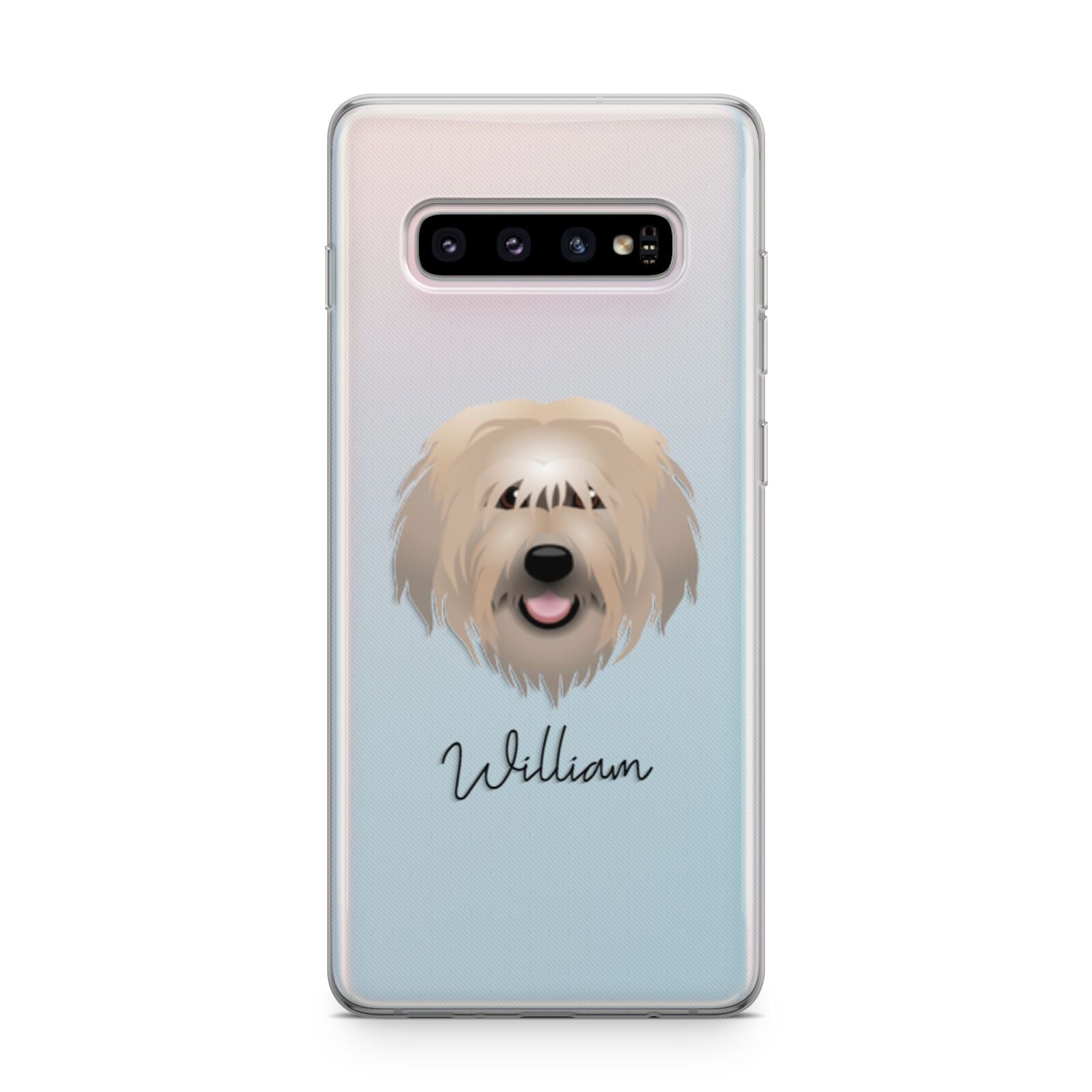 Catalan Sheepdog Personalised Samsung Galaxy S10 Plus Case