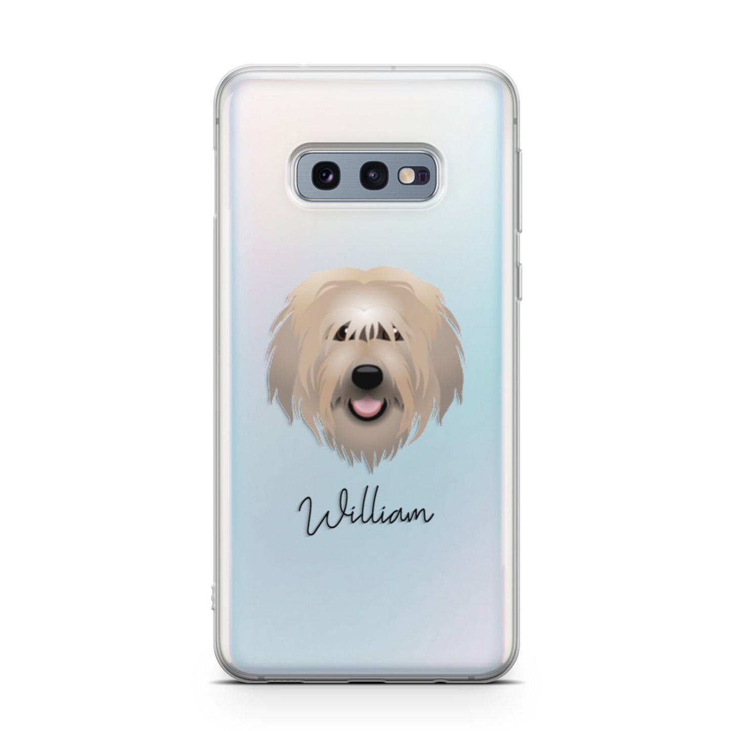 Catalan Sheepdog Personalised Samsung Galaxy S10E Case