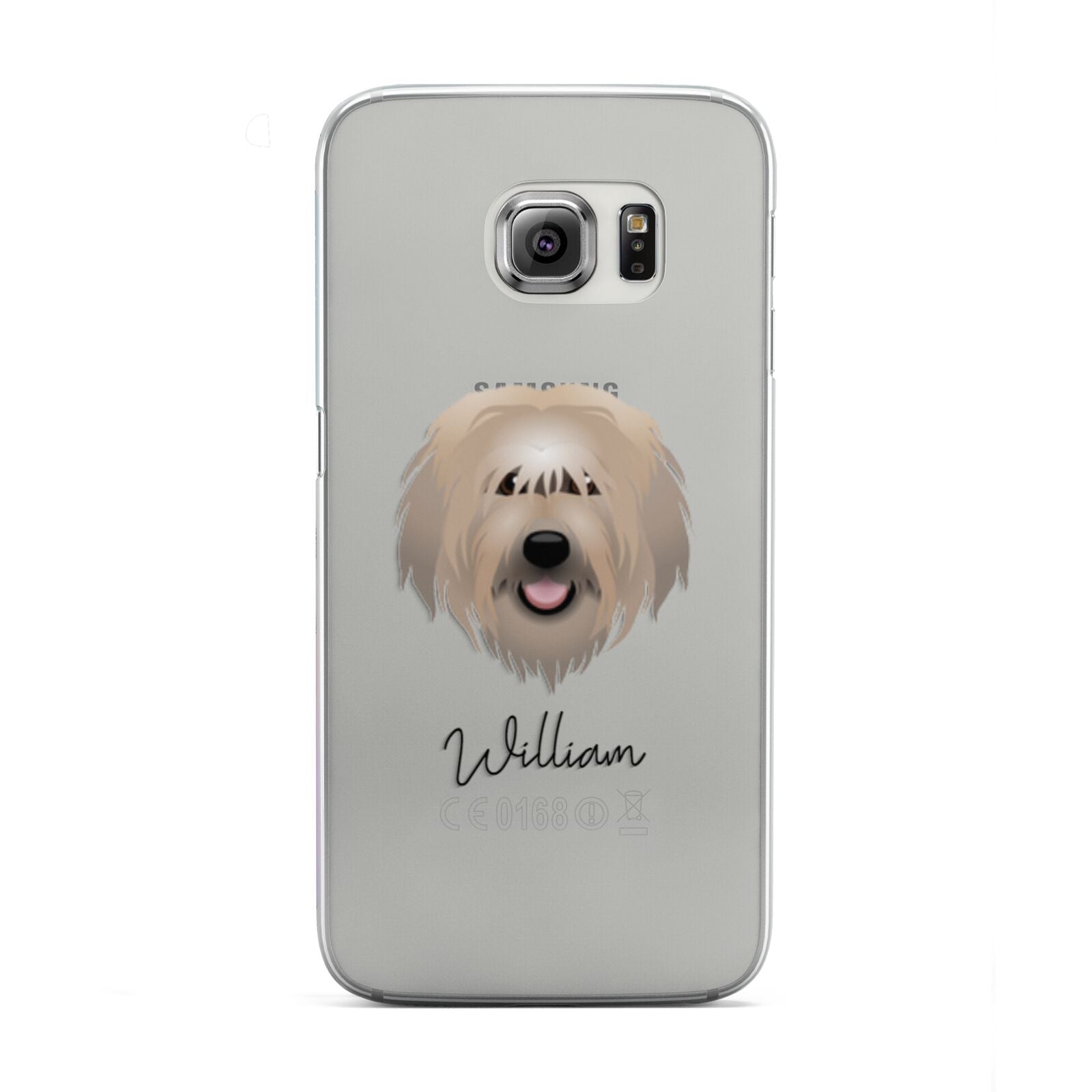 Catalan Sheepdog Personalised Samsung Galaxy S6 Edge Case