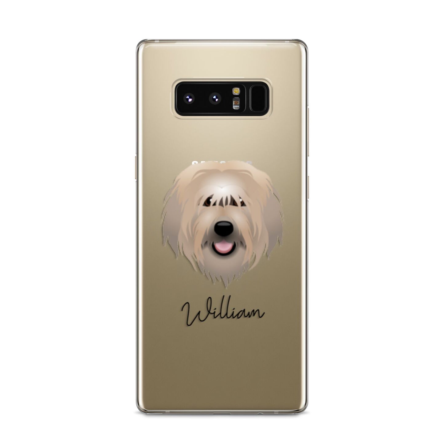 Catalan Sheepdog Personalised Samsung Galaxy S8 Case