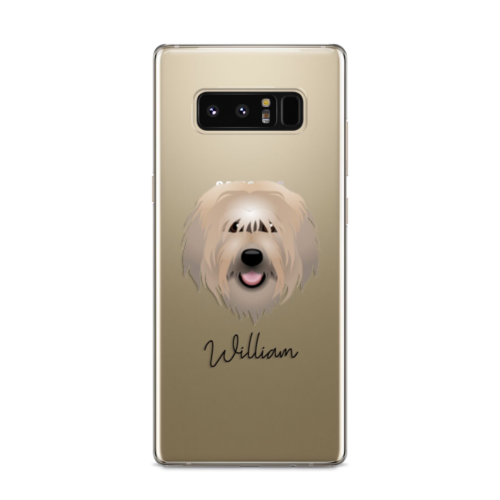 Catalan Sheepdog Personalised Samsung Galaxy S8 Case