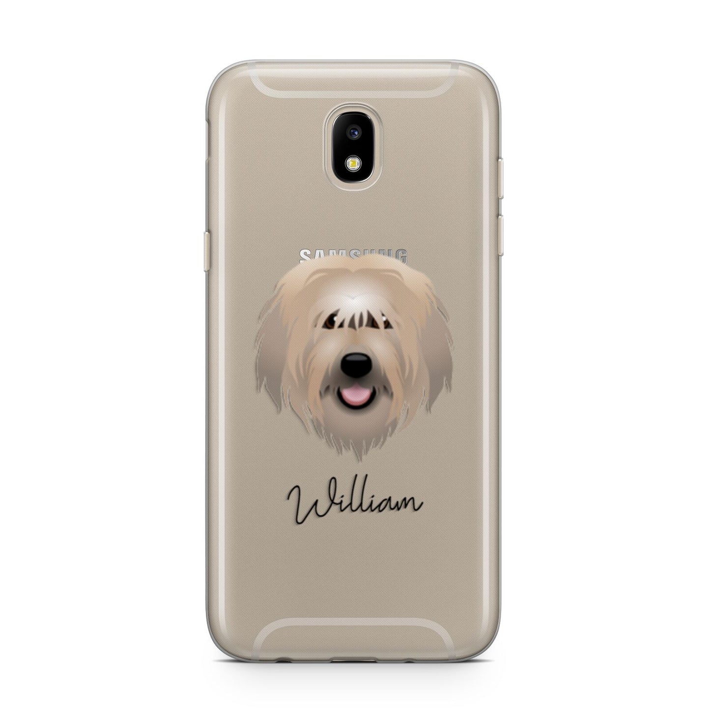 Catalan Sheepdog Personalised Samsung J5 2017 Case