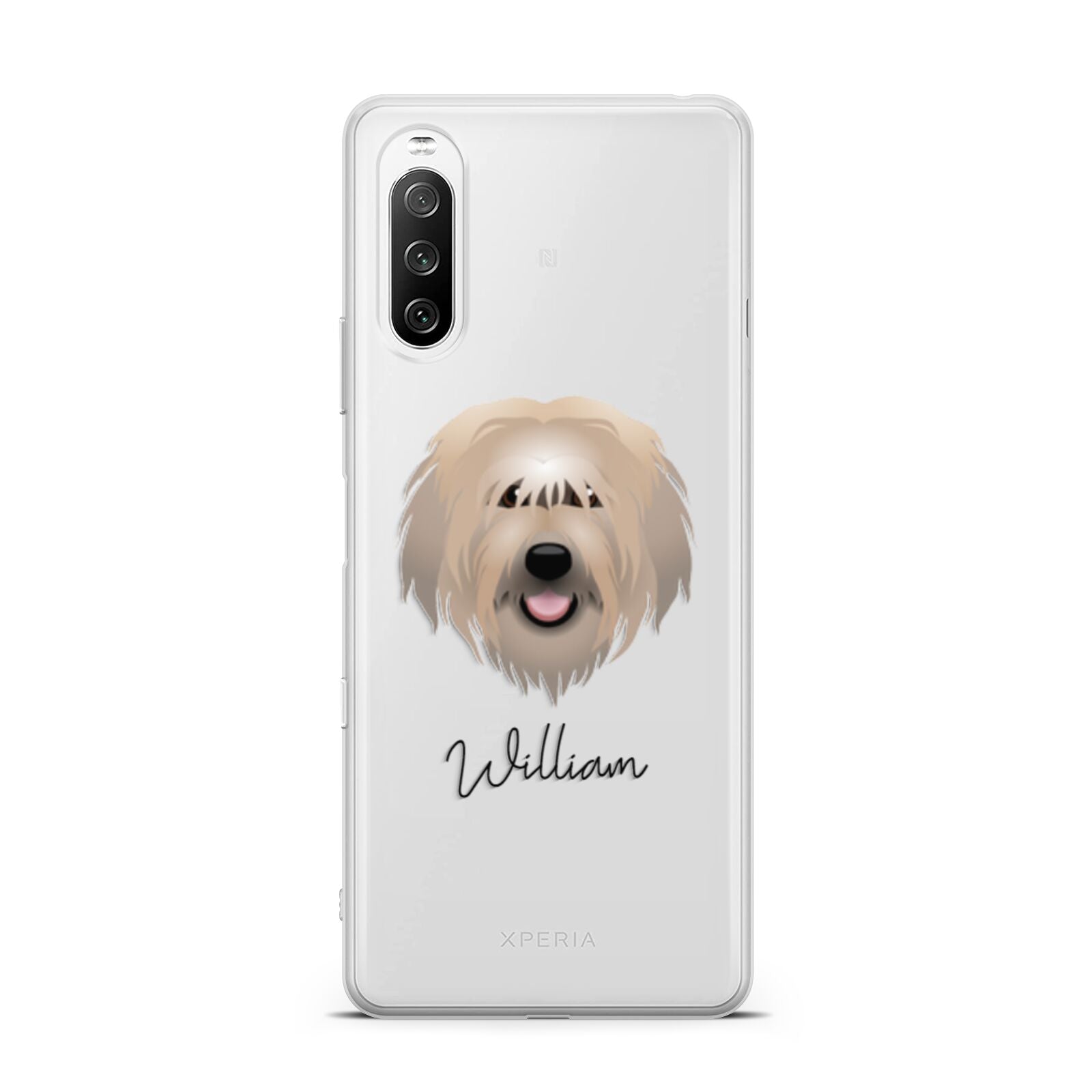 Catalan Sheepdog Personalised Sony Xperia 10 III Case