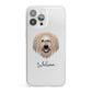 Catalan Sheepdog Personalised iPhone 13 Pro Max Clear Bumper Case