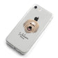 Catalan Sheepdog Personalised iPhone 8 Bumper Case on Silver iPhone Alternative Image