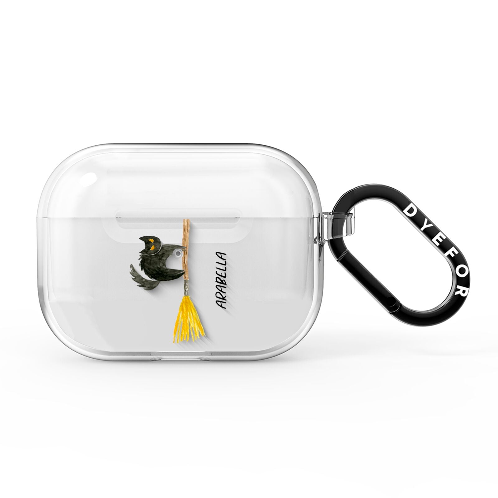 Cats on Broomsticks Halloween AirPods Pro Clear Case