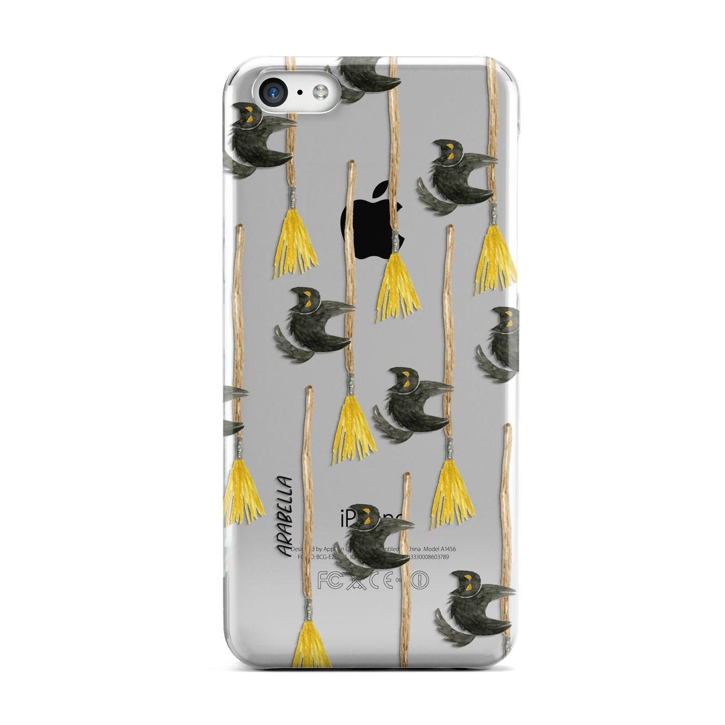 Cats on Broomsticks Halloween Apple iPhone 5c Case