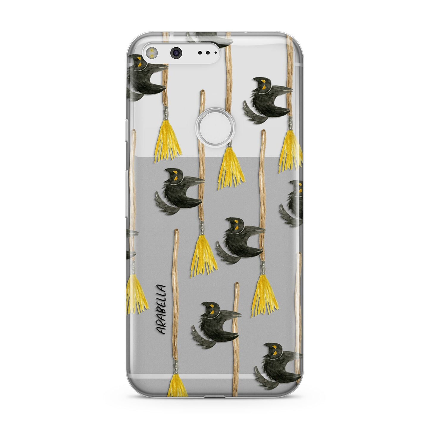 Cats on Broomsticks Halloween Google Pixel Case