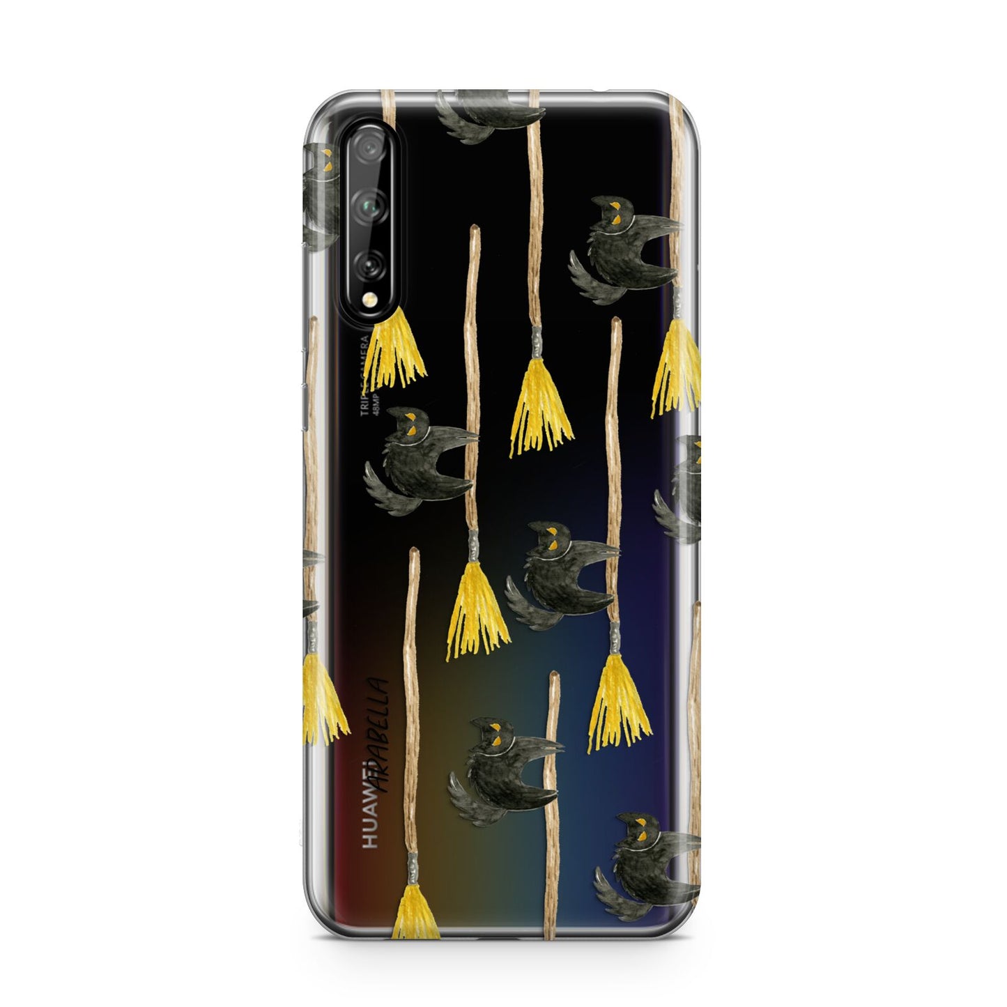 Cats on Broomsticks Halloween Huawei Enjoy 10s Phone Case