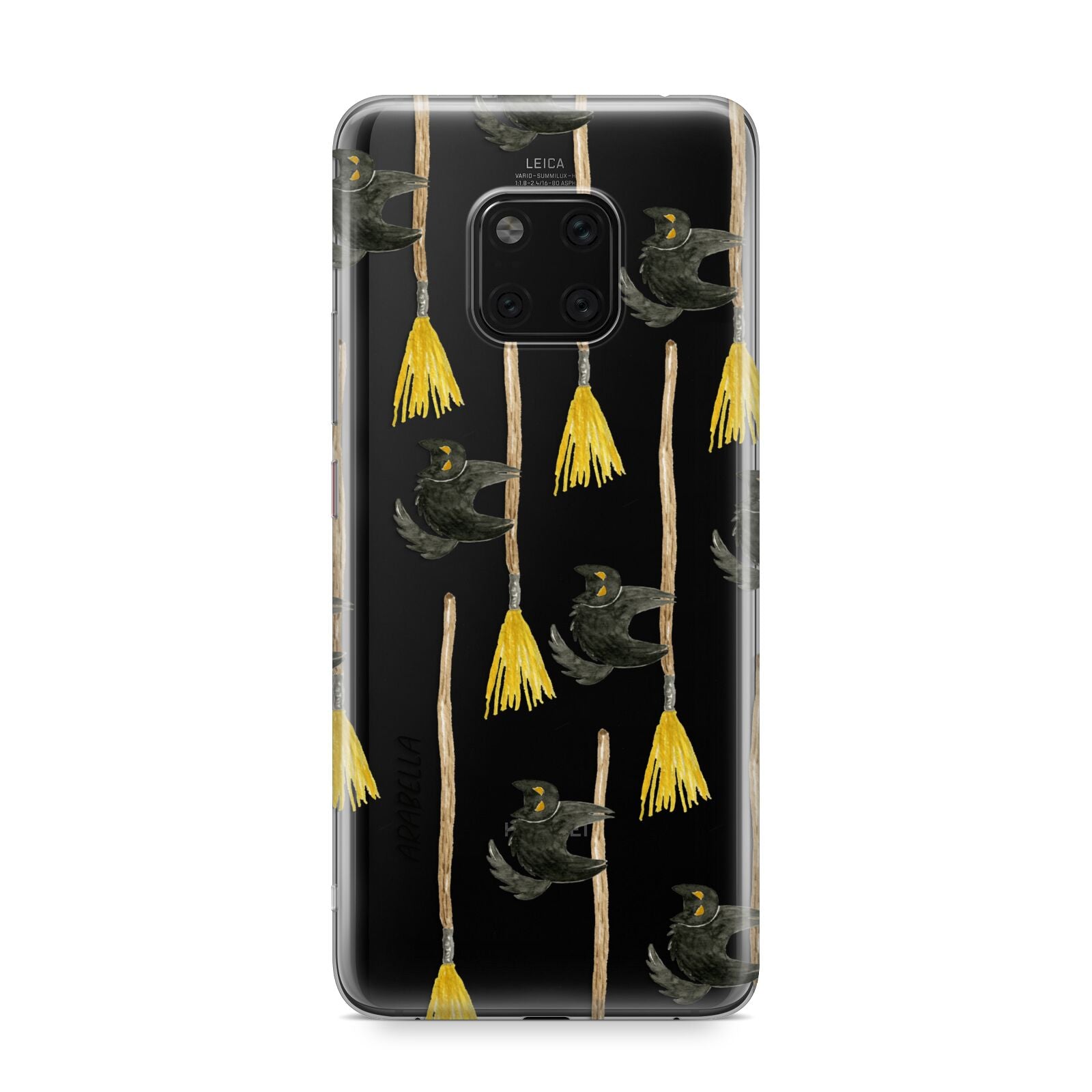 Cats on Broomsticks Halloween Huawei Mate 20 Pro Phone Case