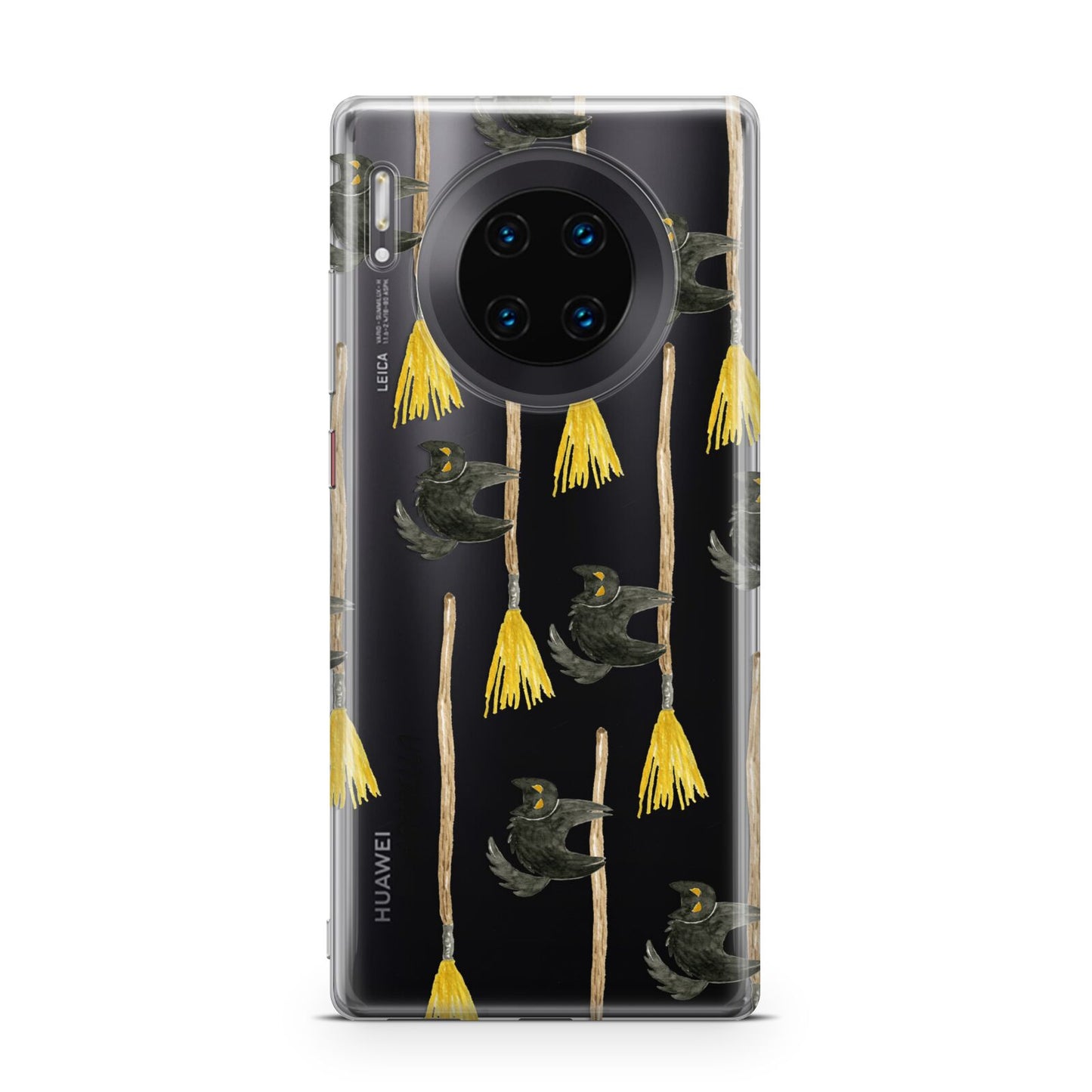 Cats on Broomsticks Halloween Huawei Mate 30 Pro Phone Case