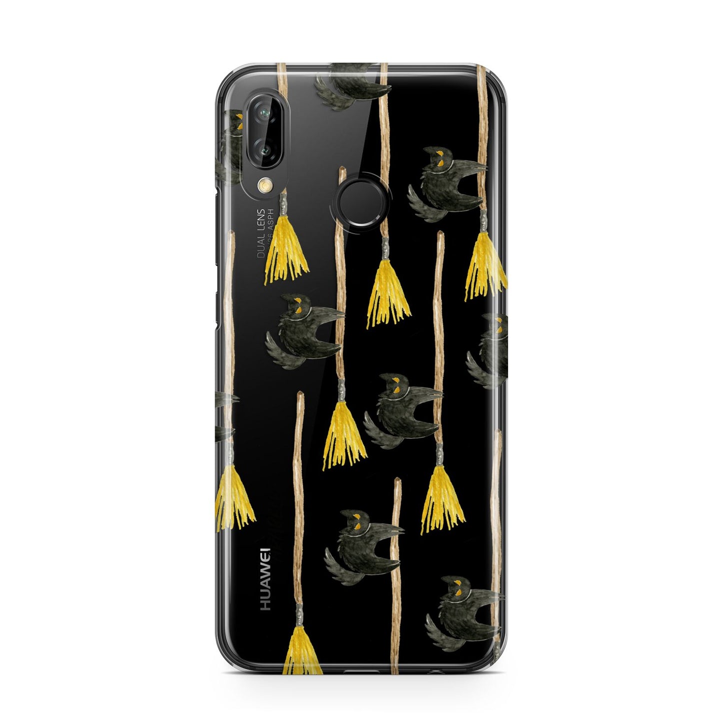 Cats on Broomsticks Halloween Huawei P20 Lite Phone Case