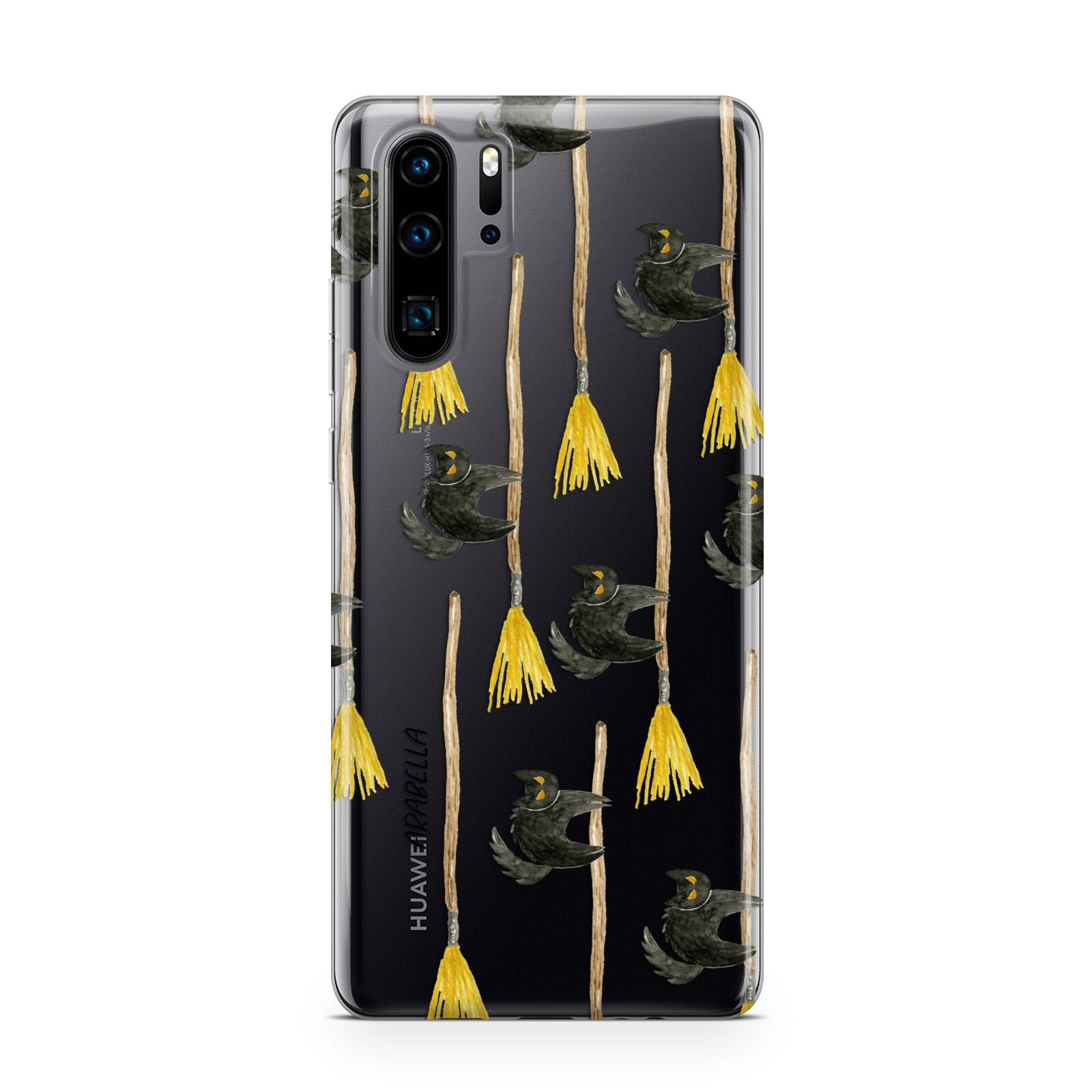 Cats on Broomsticks Halloween Huawei P30 Pro Phone Case