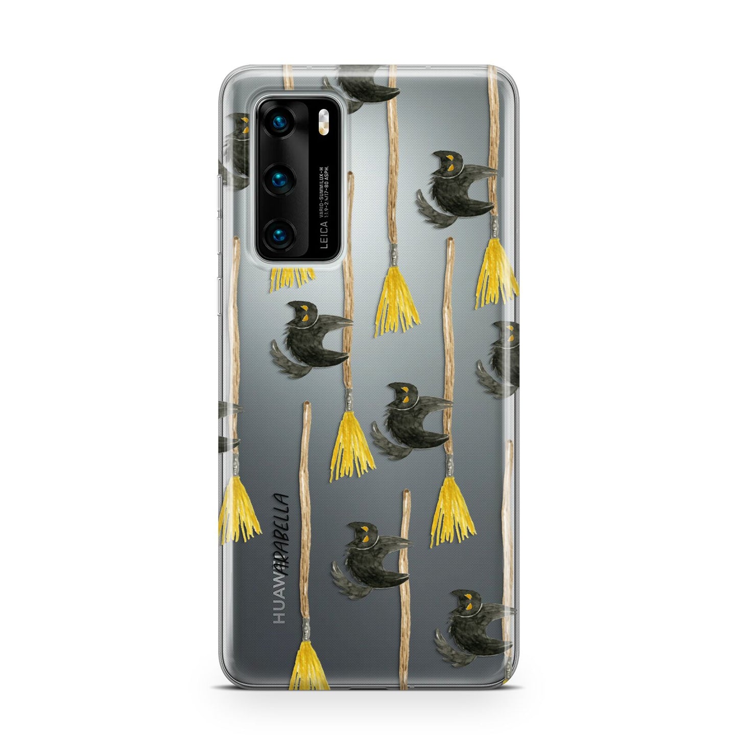 Cats on Broomsticks Halloween Huawei P40 Phone Case